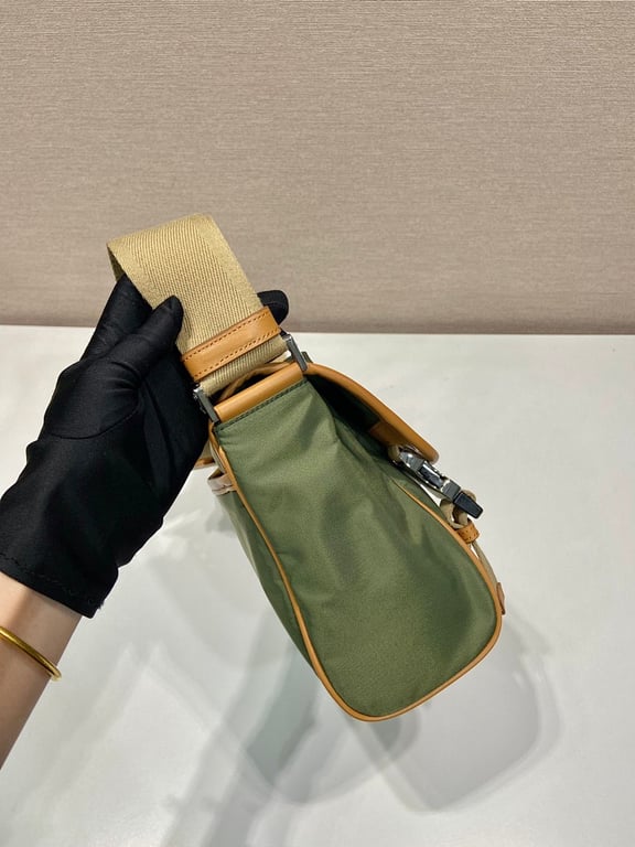 Prada Re-Nylon Messenger Bag 2VD066 Green - 5