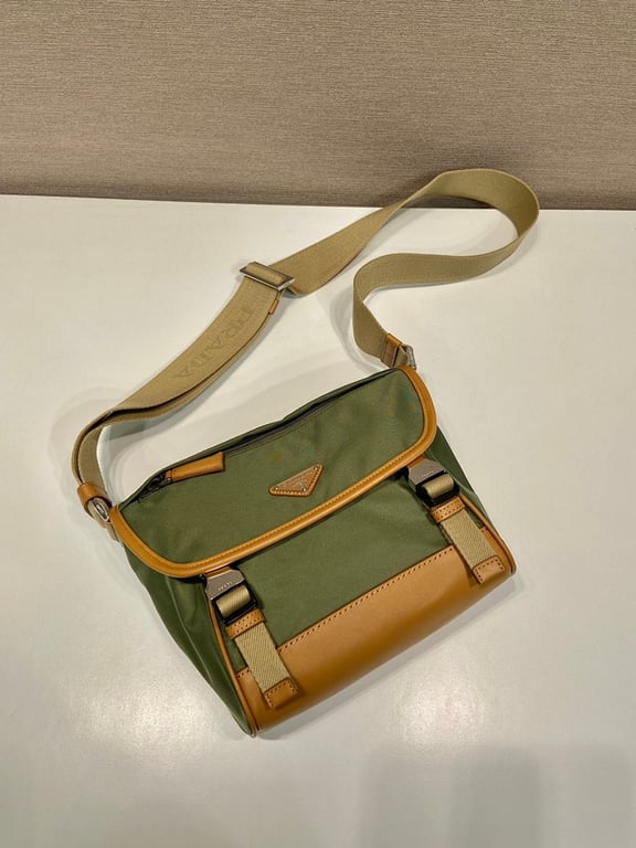 Prada Re-Nylon Messenger Bag 2VD066 Green - 7