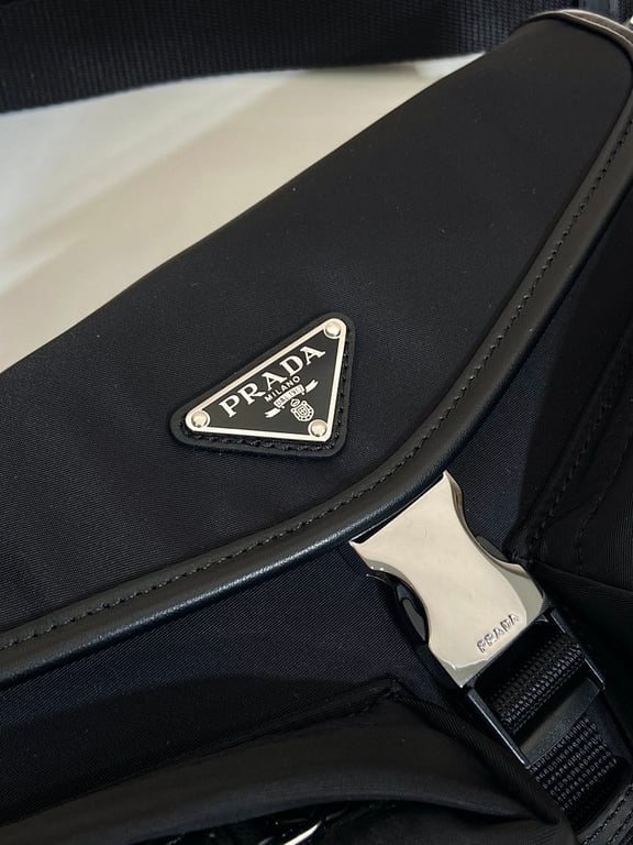 Prada 2VH176 Re-Nylon Belt Bag Black - 4