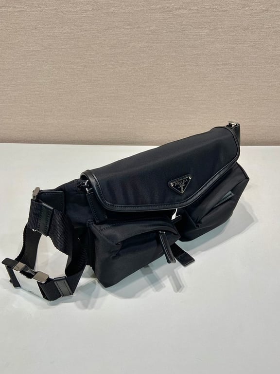 Prada 2VH176 Re-Nylon Belt Bag Black - 8