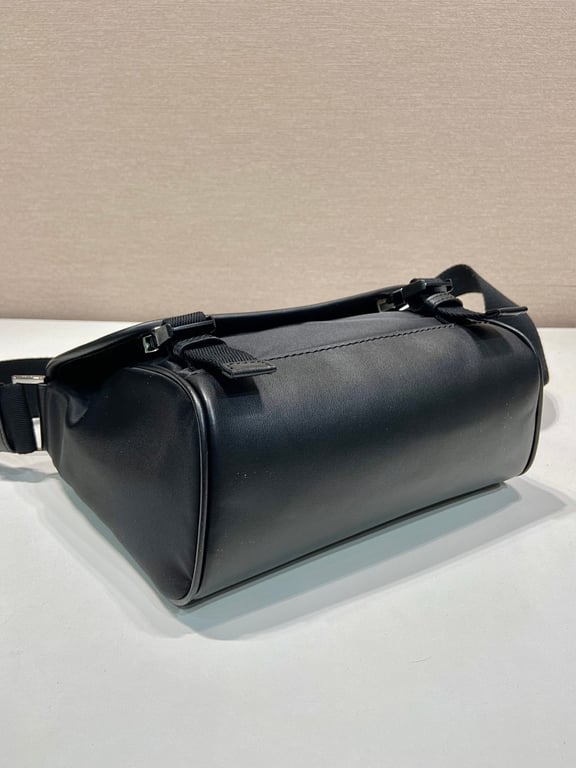 Prada 2VD066 Re-Nylon and Leather Messenger Bag - 4