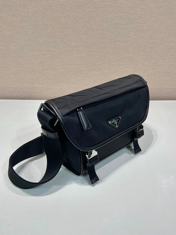 Prada 2VD066 Re-Nylon and Leather Messenger Bag - 7