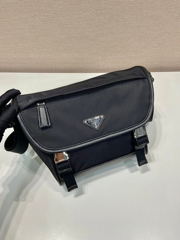 Prada 2VD066 Re-Nylon and Leather Messenger Bag - 9