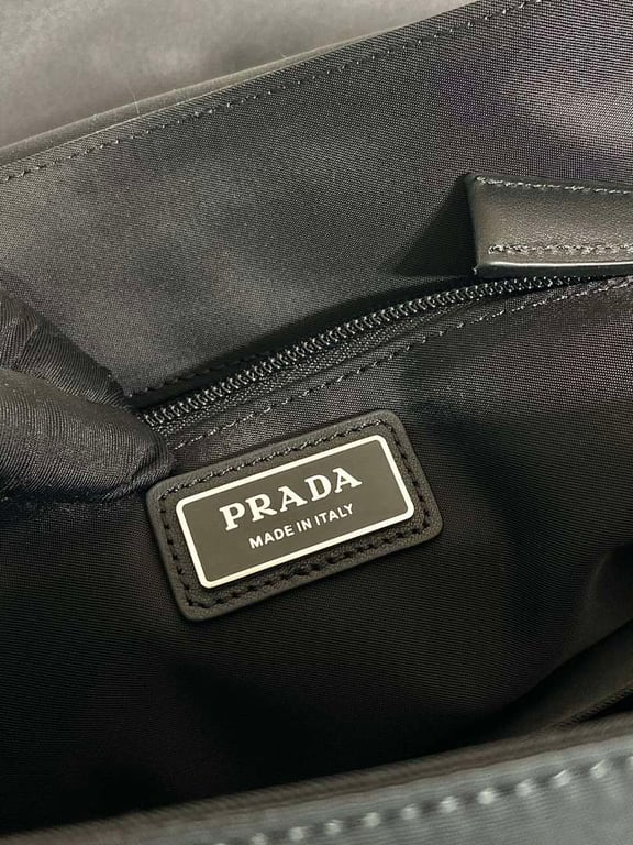 Prada Re-Nylon Large Messenger Bag 2VD052A Black - 2