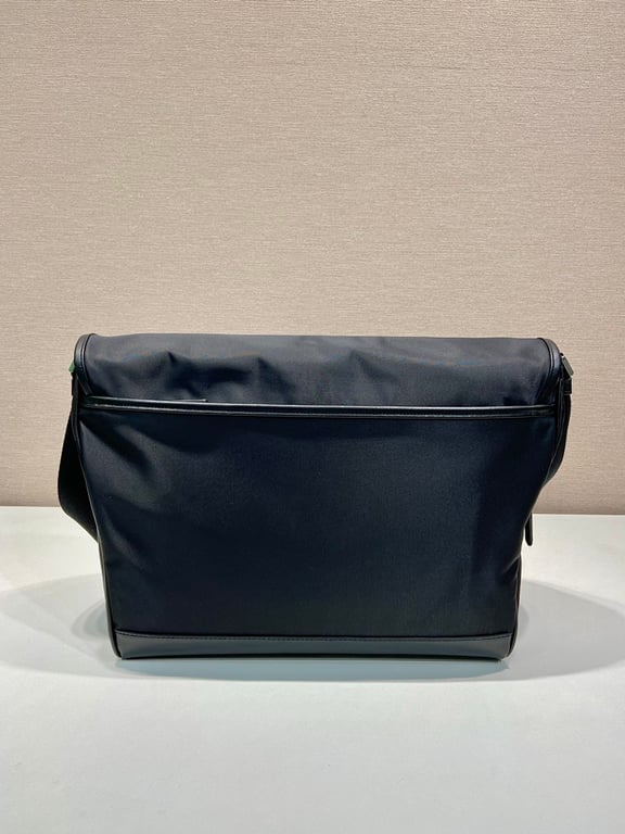 Prada Re-Nylon Large Messenger Bag 2VD052A Black - 7