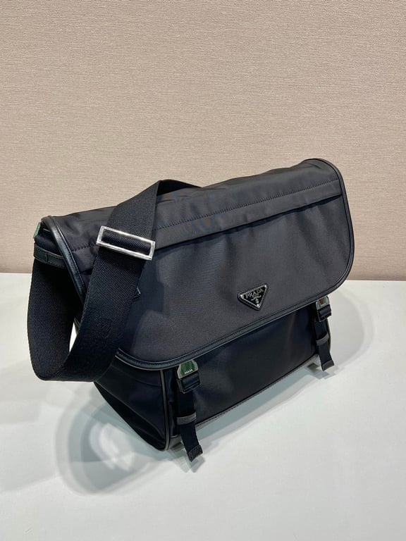 Prada Re-Nylon Large Messenger Bag 2VD052A Black - 9