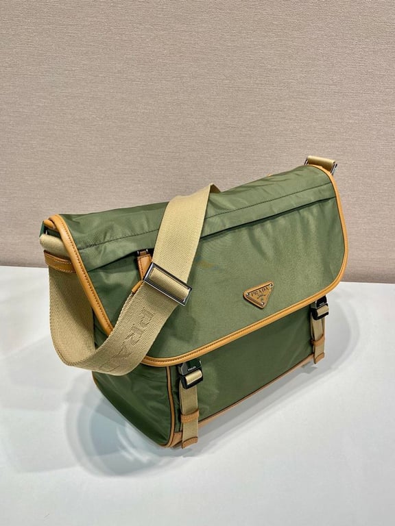 Prada Re-Nylon Messenger Bag 2VD052A Large Green - 8