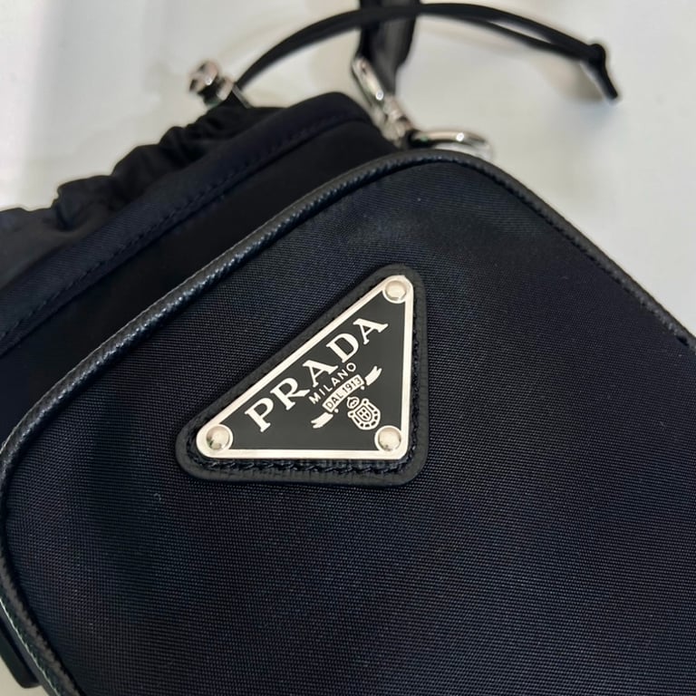 Prada Re-Nylon Smartphone Case Bag 2ZH155 Black - 4