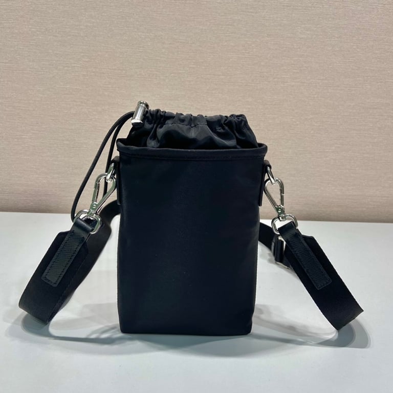 Prada Re-Nylon Smartphone Case Bag 2ZH155 Black - 7