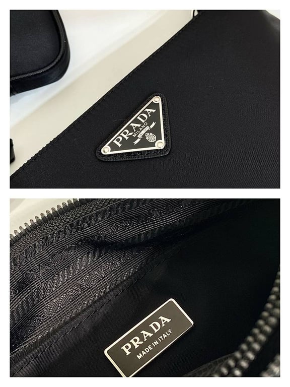 Prada 2VH120 Re-Nylon Crossbody Bag Black - 2
