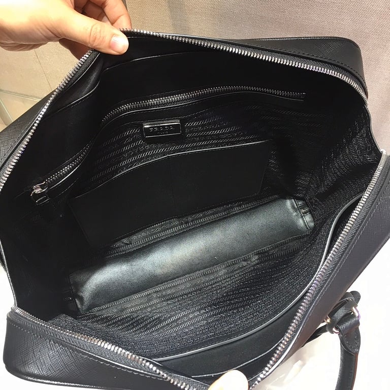 Prada 2VE011D Saffiano Leather Briefcase - 3