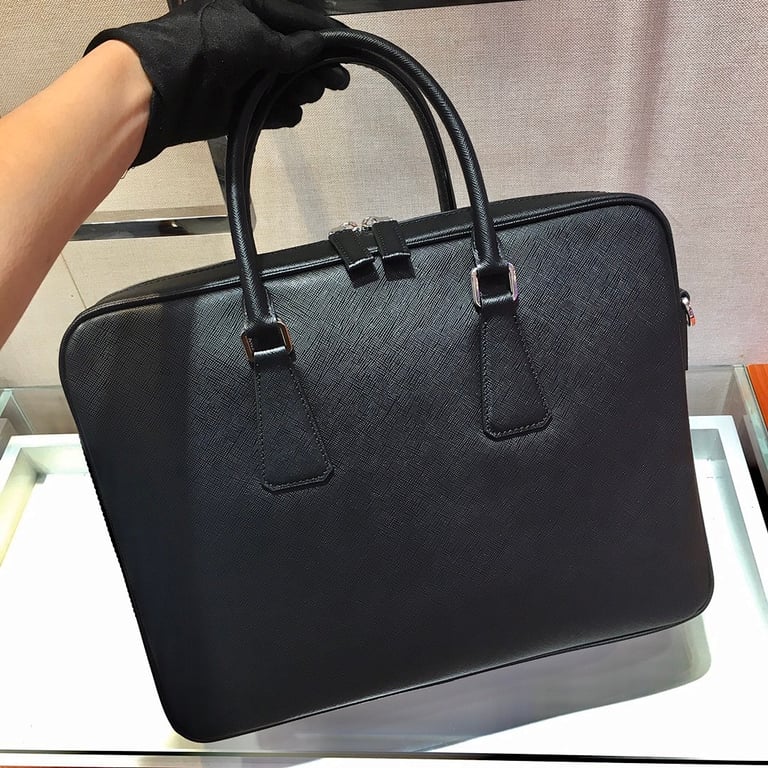 Prada 2VE011D Saffiano Leather Briefcase - 7