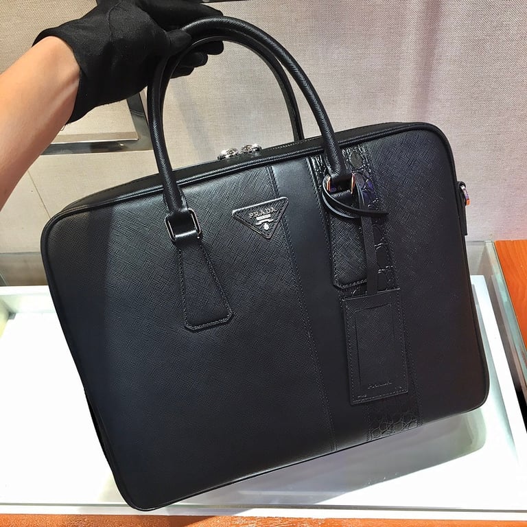 Prada 2VE011D Saffiano Leather Briefcase - 8