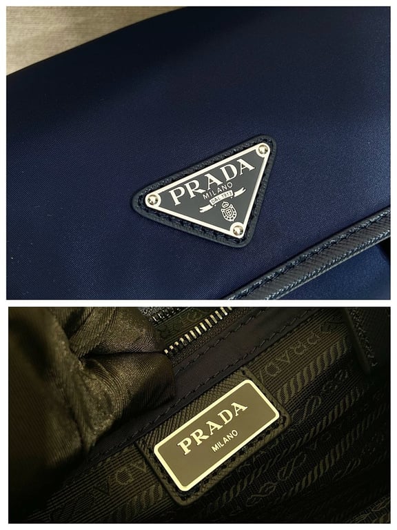 Prada 2VD034 Re-Nylon Messenger Bag Navy - 2