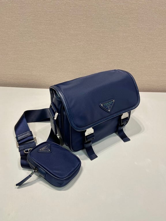 Prada 2VD034 Re-Nylon Messenger Bag Navy - 8