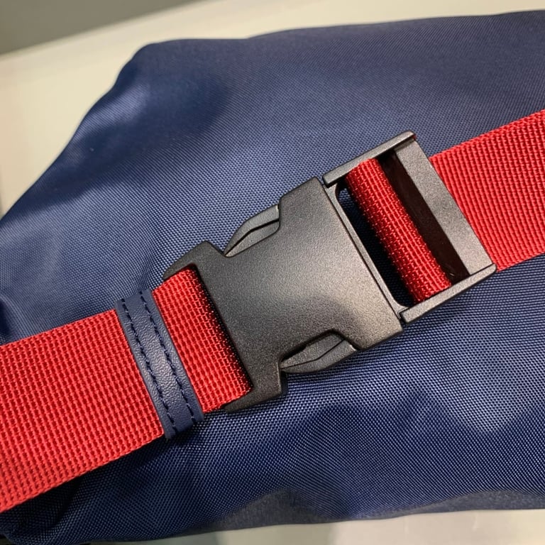 Balenciaga Wheel Belt Bag Navy Red - 4