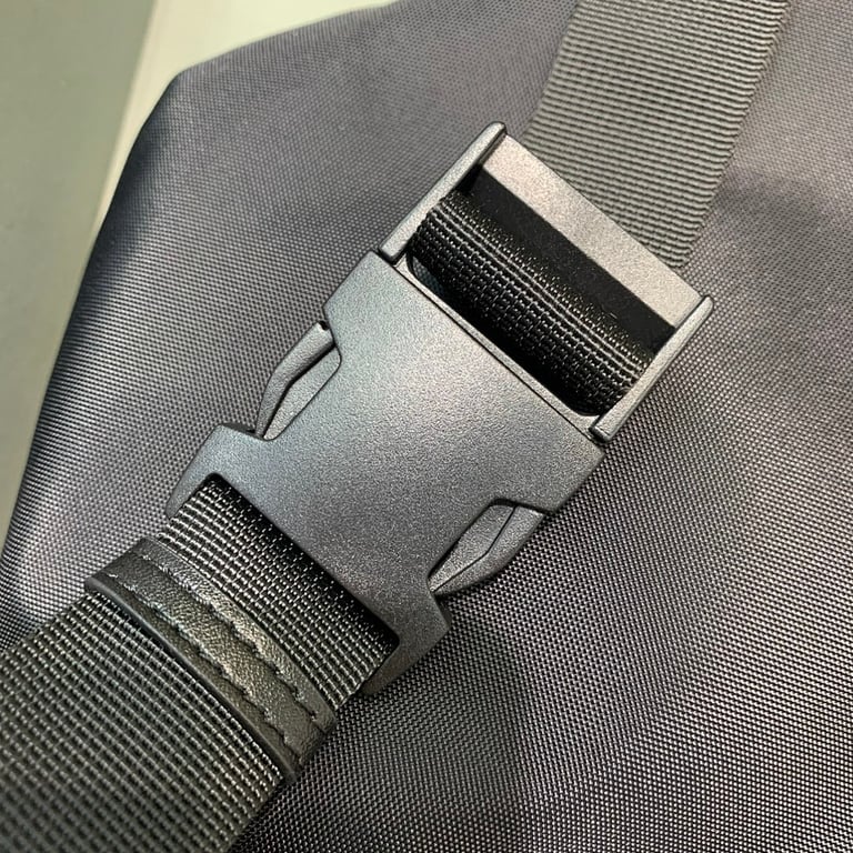 Balenciaga Wheel Belt Bag Black Blue Logo - 2