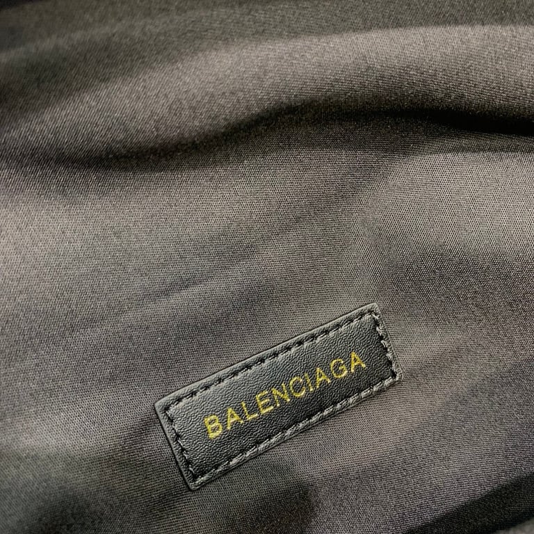 Balenciaga Wheel Belt Bag Black Blue Logo - 3