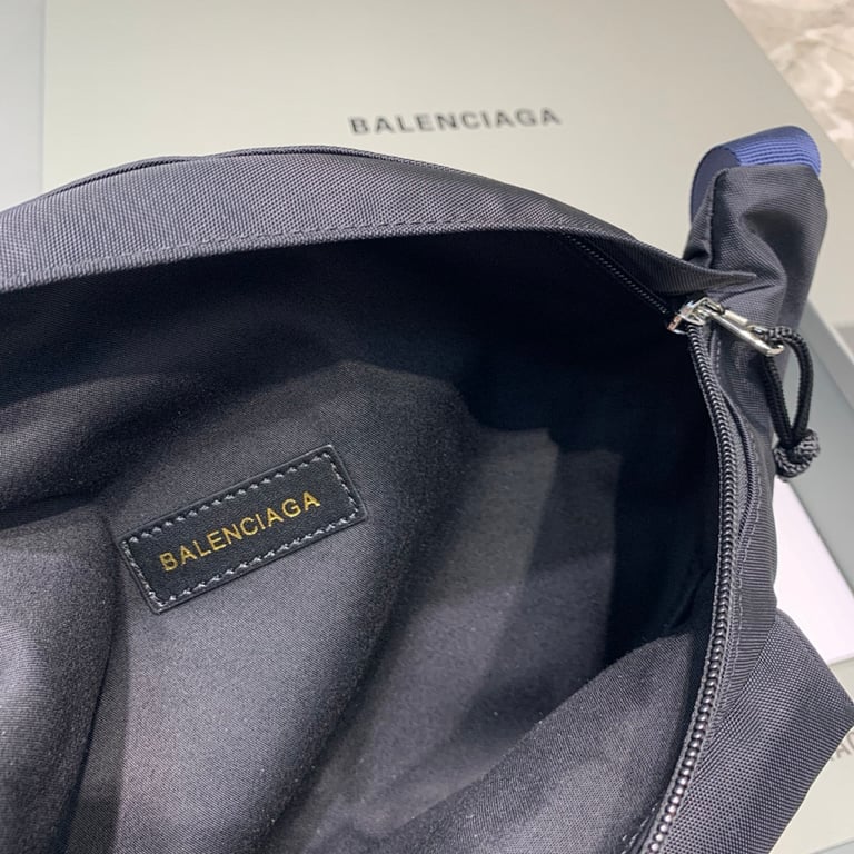Balenciaga Wheel Belt Bag Black Blue - 2