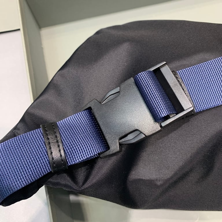 Balenciaga Wheel Belt Bag Black Blue - 4