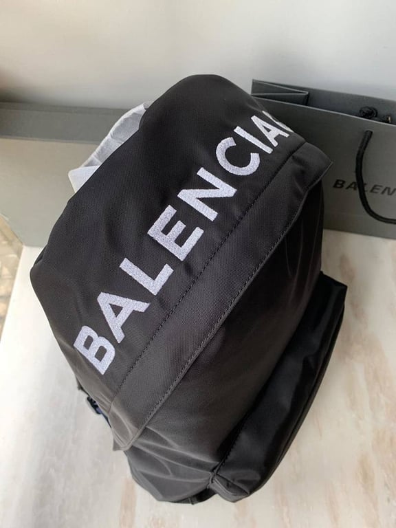 Balenciaga Wheel Backpack Black - 7