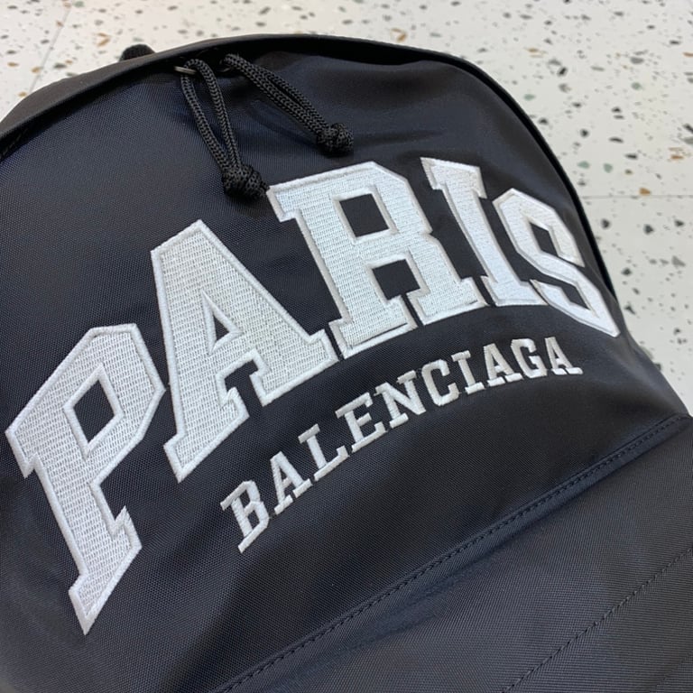 Balenciaga Explorer Paris Backpack Black - 8