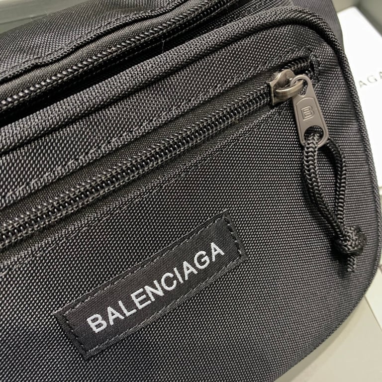 Balenciaga Explorer Belt Bag Black Canvas - 5