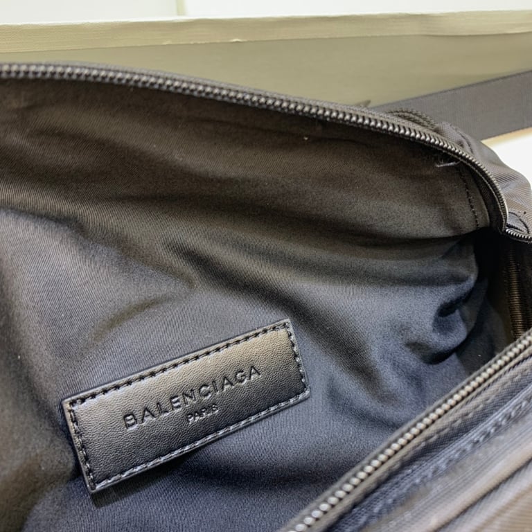 Balenciaga New York Canvas Belt Bag Black - 2