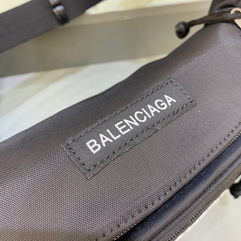 Balenciaga New York Canvas Belt Bag Black - 4