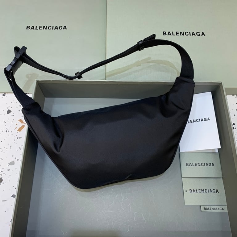 Balenciaga New York Canvas Belt Bag Black - 8