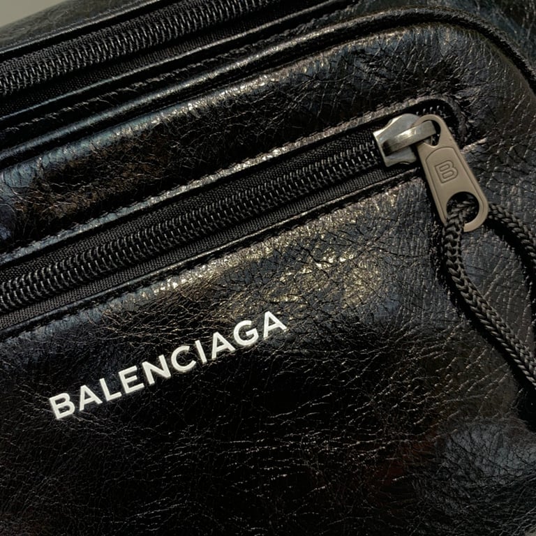Balenciaga Explorer Belt Bag Black Leather - 5