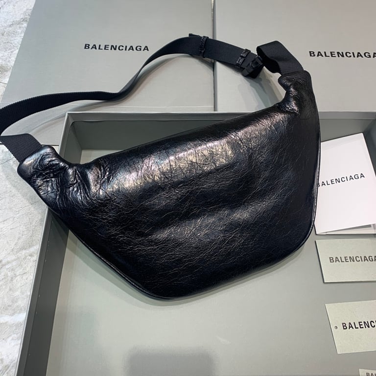 Balenciaga Explorer Belt Bag Black Leather - 8