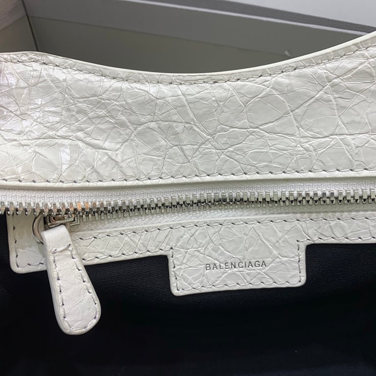 Balenciaga Neo Cagole XS White Silver Hardware - 3