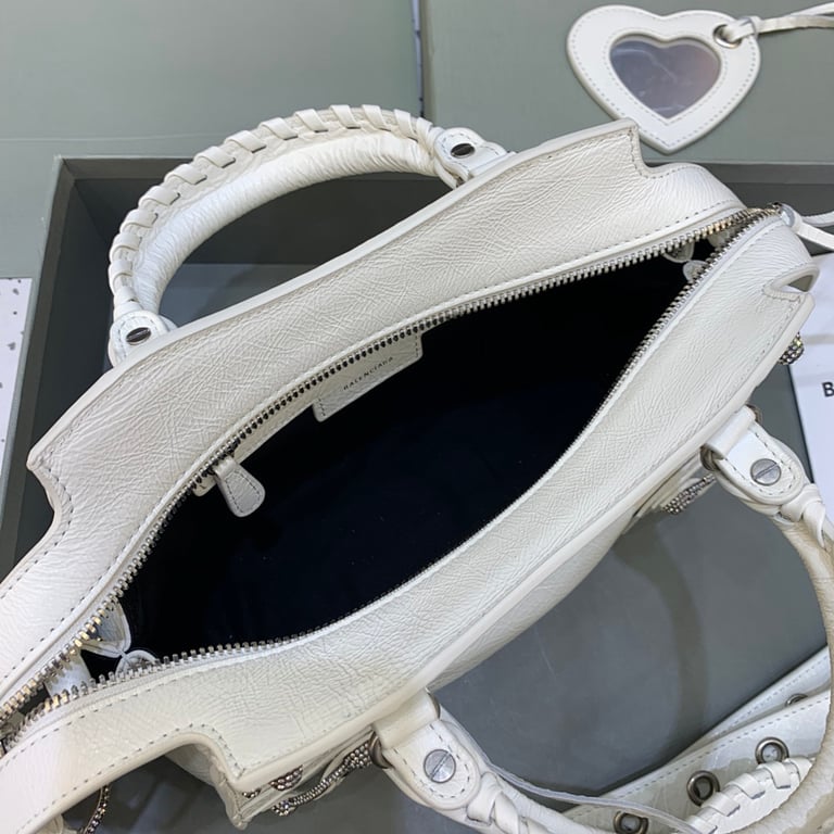 Balenciaga Neo Cagole XS White Rhinestone - 4
