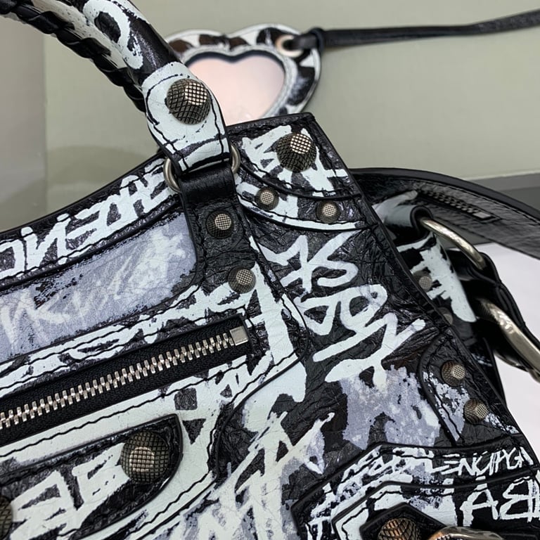 Balenciaga Neo Cagole Graffiti Bag - 5