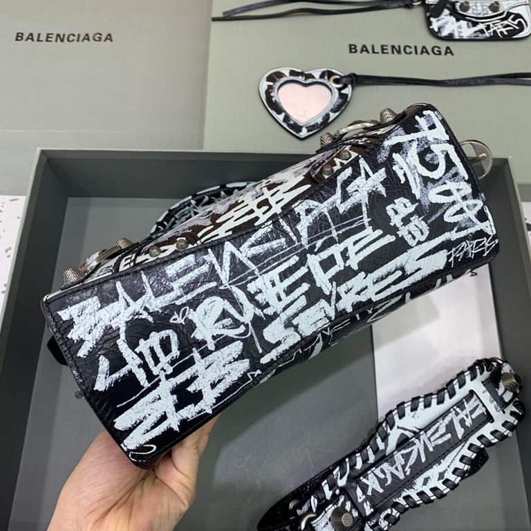 Balenciaga Neo Cagole Graffiti Bag - 6
