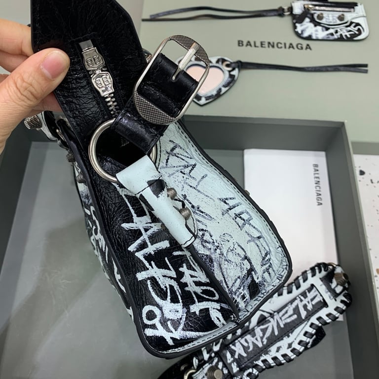 Balenciaga Neo Cagole Graffiti Bag - 7