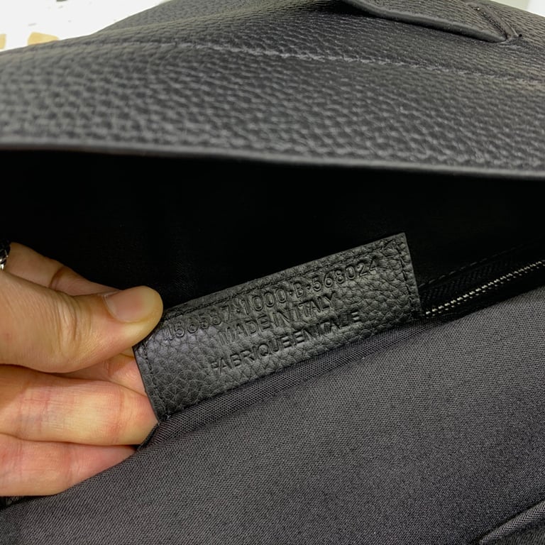 Balenciaga Everyday Backpack Black Grained Leather - 3