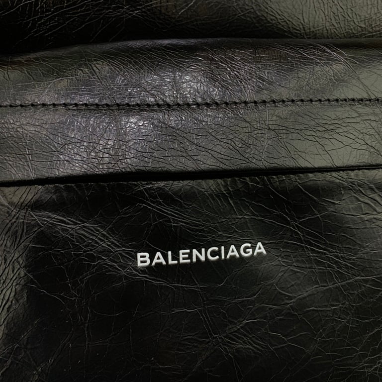 Balenciaga Explorer Leather Backpack Black - 5