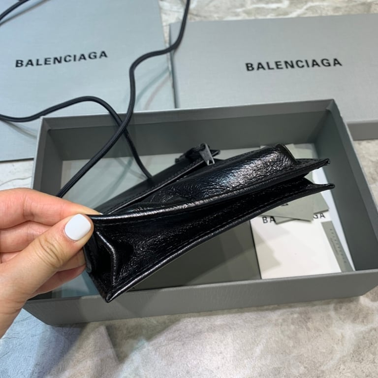 Balenciaga Explorer Phone Pouch Black - 6