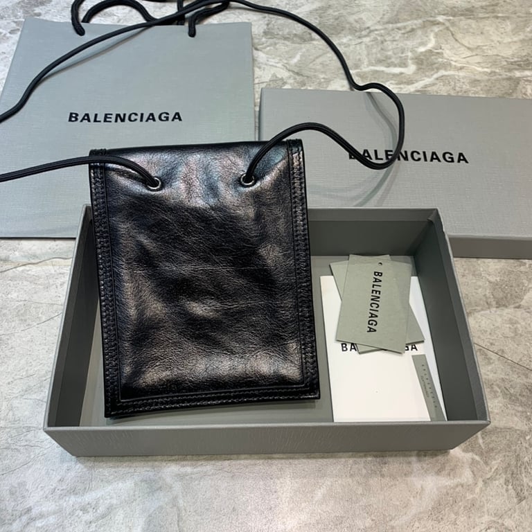 Balenciaga Explorer Phone Pouch Black - 8