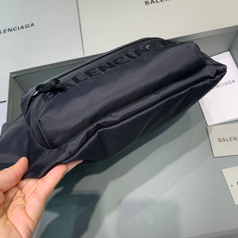 Balenciaga Wheel Belt Bag Black - 6
