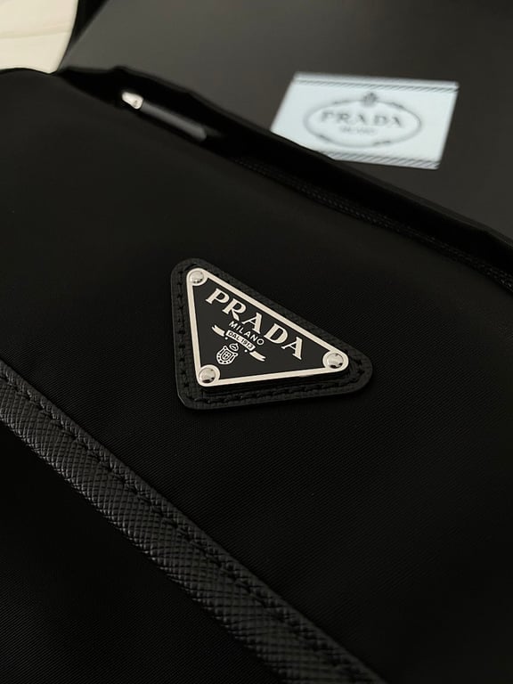 Prada 2VD066 Nylon Messenger Bag Black - 3