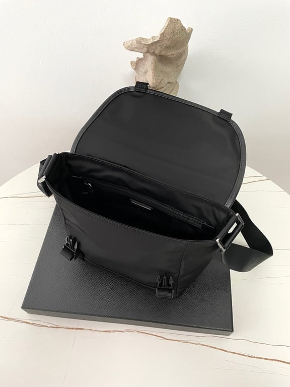 Prada 2VD066 Nylon Messenger Bag Black - 4