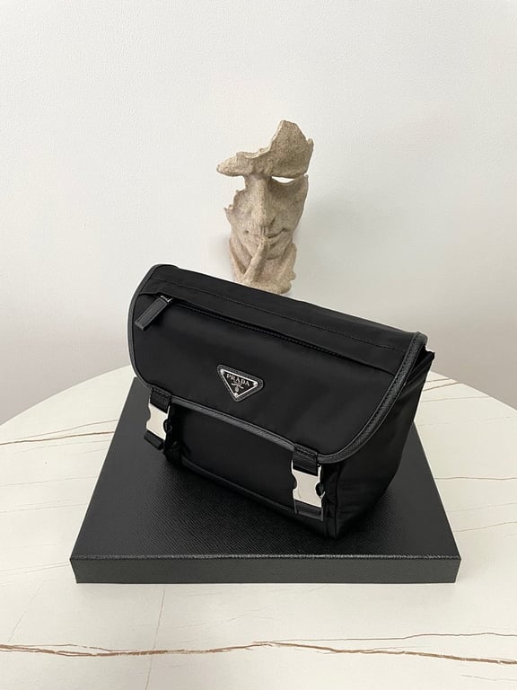 Prada 2VD066 Nylon Messenger Bag Black - 5