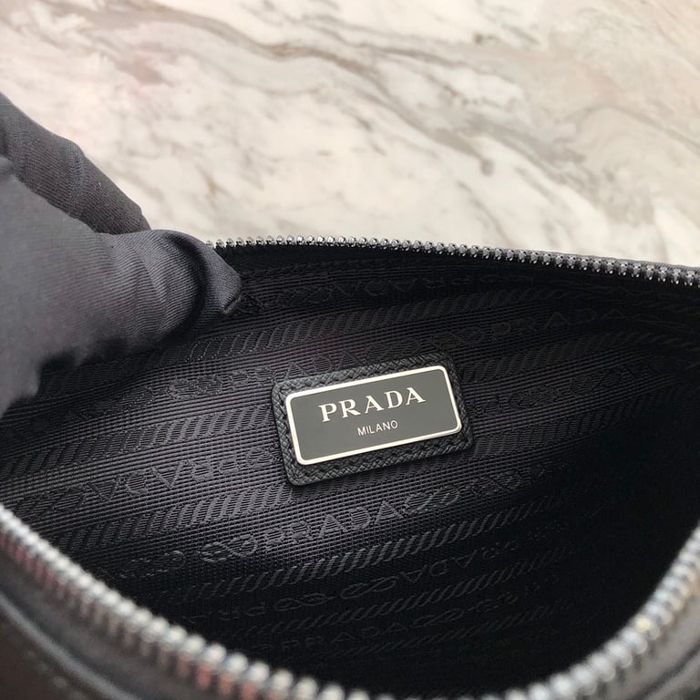 Prada 2VH113 Nylon Messenger Bag Black - 2