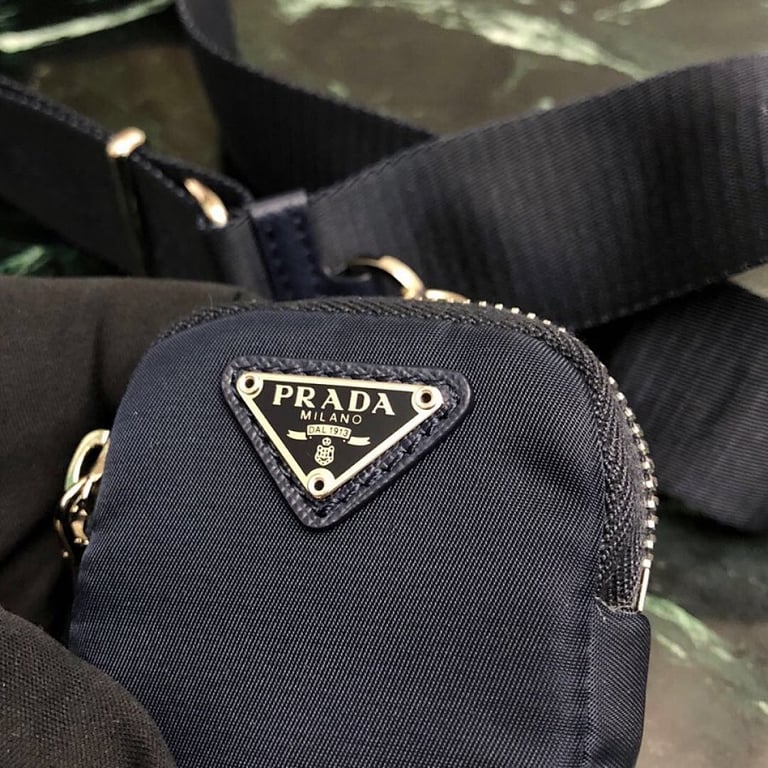 Prada Re-Edition 2005 Nylon Bag 1BH204 Navy - 6