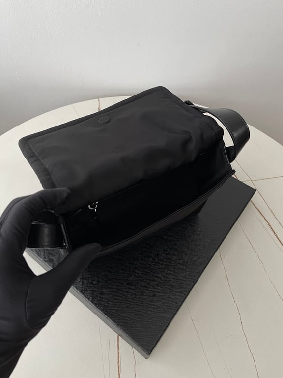 Prada Re-Nylon 1BD313 Messenger Bag Black - 4
