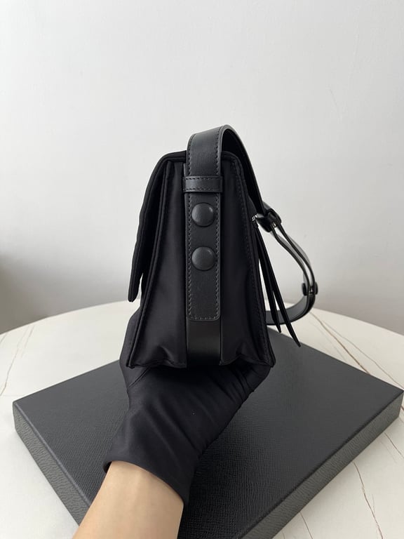Prada Re-Nylon 1BD313 Messenger Bag Black - 6