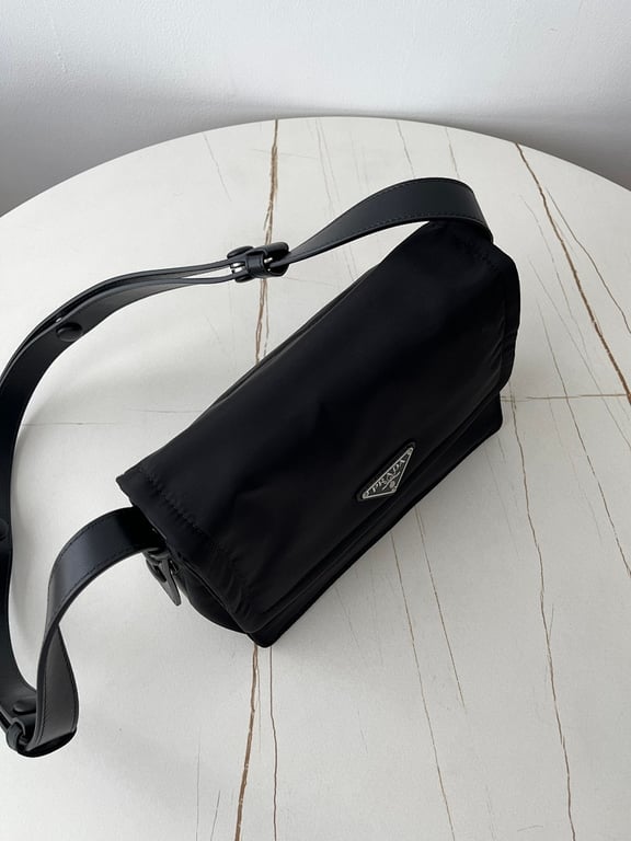 Prada Re-Nylon 1BD313 Messenger Bag Black - 7